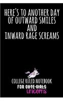 Here's to Another Day of Outward Smiles and Inward Rage Screams