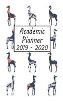 Academic Planner 2019 - 2020: Giraffe Weekly and Monthly Planner, Academic Year July 2019 - June 2020: 12 Month Agenda - Calendar, Organizer, Notes, Goals & to Do Lists