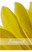 Journal: Yellow Daisy Flower Petals
