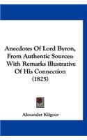 Anecdotes Of Lord Byron, From Authentic Sources