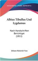 Albius Tibullus Und Lygdamus: Nach Handschriften Berichtiget (1811)