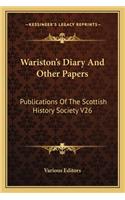 Wariston's Diary and Other Papers