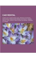 Car Rental: Acriss Car Classification Code, American Car Rental Association, Consolidated Rental Car Facility, Damage Waiver, Flee(English)