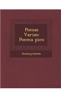 Poes as Varias: Poema Pico