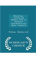 Minstrelsy, Ancient and Modern