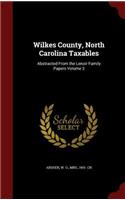 Wilkes County, North Carolina Taxables