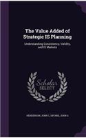 Value Added of Strategic IS Planning