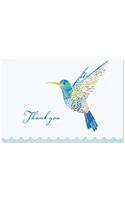 Ty Note Watercolor Hummingbird