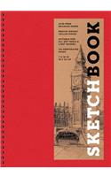 Sketchbook (Basic Medium Spiral Red): (Sterling Sketchbooks)