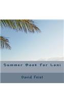 Summer Book For Loni