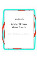 Novel Unit for Amber Brown Goes Fourth
