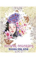 Flower Coloring Books For Kids: Color Me Happy