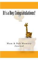 It's a Boy, Congratulations!