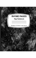 Rhyme Pages Rap Notebook - 200 page edition