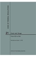 Code of Federal Regulations Title 21, Food and Drugs, Parts 500-599, 2018: (Code of Federal Regulations)