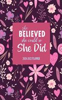 She believed she could so she did