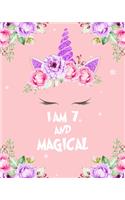 unicorn journal i am 7 and magical