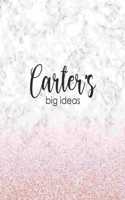 Carter's Big Ideas: Personalized Notebook - 8x10 Lined Women's Journal