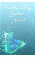 One Line A Day Gratitude Journal: A Line A Day Journal 6 X 9 120 Pages is perfect to write down your daily thoughts.