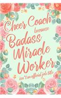 Cheer Coach Because Badass Miracle Worker Isn't an Official Job Title