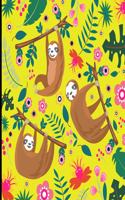 Diary 2020: Yellow Sloth 2020 Diary, A Day To A Page Sloth Planner For The Year With To Do List, Cute Sloth 2020 Planner