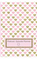 Podcast Episode Planner: Podcast Worksheets plan and write your Podcast content Ideas BONUS Brain Dump Idea Pages