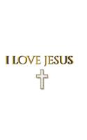 i love jesus Minamilist creative blank journal