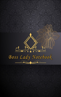 Boss Lady Notebook: Lined Journal, Gold Notebook, Lady Boss Book, Boss Gift