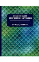 College Ruled Composition Notebook