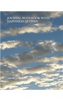 Journal Notebook with Happiness Quotes
