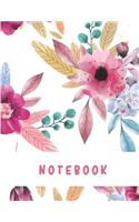 Notebooks: Lined Notebook, 8.5 x 11 Large, 100 pages