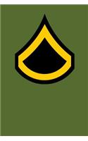 Private First Class: Army PFC E3: College Ruled Notebook Journal