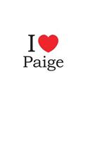 I Love Paige