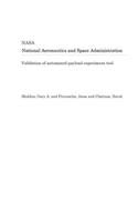 Validation of Automated Payload Experiment Tool