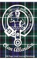 Clan Allardice 200 Page Lined Journal/Notebook