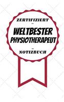 Notizbuch - Zertifiziert - Weltbester - Physiotherapeut