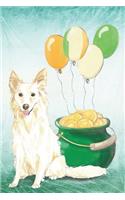 Collie: Notebook - Happy St Patrick's Day from Awesome Dogs(70 College Ruled Blank Holiday Notebooks for Pup Owners)