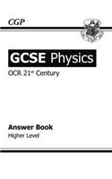 GCSE Physics OCR 21st Century Answers (for Workbook) - Higher
