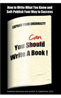 You Can Write a Book!