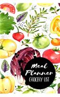 Meal Planner Grocery List: Meal Planner Notebook
