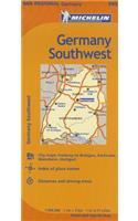 Michelin Germany Southwest Map 545