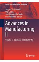 Advances in Manufacturing II