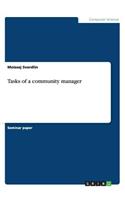 Tasks of a community manager