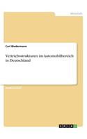 Vertriebsstrukturen im Automobilbereich in Deutschland: (German)