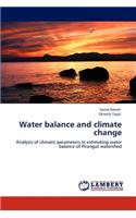 Water balance and climate change