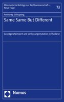 Same Same But Different: Grundgesetzimport Und Verfassungsmutation in Thailand
