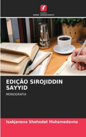 Edição Sirojiddin Sayyid