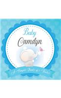 Baby Camdyn A Simple Book of Firsts: First Year Baby Book a Perfect Keepsake Gift for All Your Precious First Year Memories