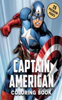 Captain American Coloring Book: Funny Coloring Book With 25 Images For Kids of all ages with your Favorite "Captain American" Characters.