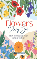 Flowers Coloring Book